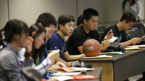 Estudiantes chinos en Estados Unidos