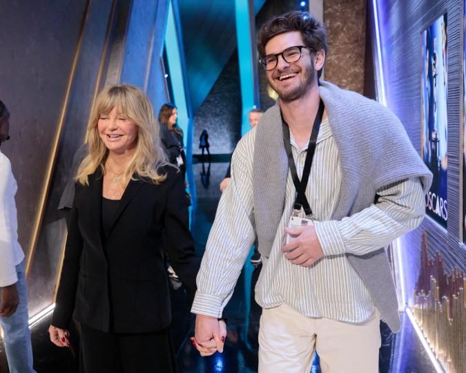 Goldie Hawn y Andrew Garfield presentarán dos premios durante la ceremonia.