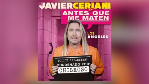 Javier Ceriani estrena obra de teatro.