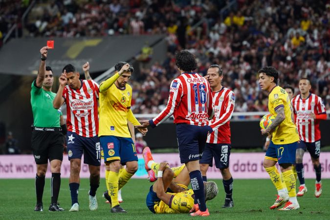 Japopan, Jalisco, 7 de marzo de 2021. Durante el partido de 3 días del torneo Clausura 2021 de la Liga BBVA MX, Rayadas Chibas del Guadalajara y Las -Guelus del América se celebraron en el estadio Akran. Foto: Imelo 7/ Hugo Ramrej