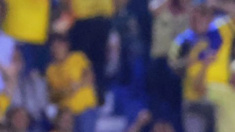 Ciudad de México, 12 de marzo de 2025. Alejandro Zendejas en festejo de gol, durante el partido de vuelta de los Octavos de Final de la Champions Cup de la CONCACAF 2025, entre las Águilas del América y las Chivas Rayadas del Guadalajara, celebrado en el estadio Ciudad de los Deportes. Foto: Imago7/ Manlio Contreras