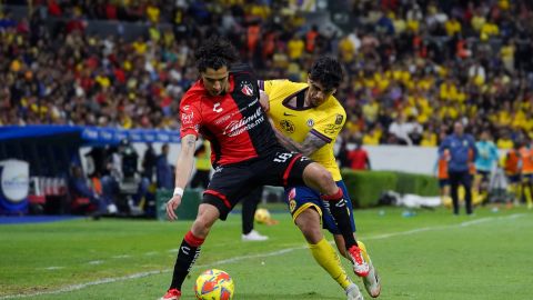 Guadalajara, Jalisco, 15 de marzo de 2025. , durante el partido correspondiente a la jornada 12 del torneo Clausura 2025 de la Liga BBVA MX, entre los Rojinegros del Atlas y las Águilas del América, realizado en el estadio Jalisco. Foto: Imago7/ Hugo Ramírez