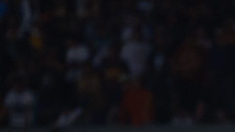 Momento en el que Funes Mori remata y anota un gol que fue anulado instantes después.