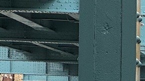 Varias tiendas a lo largo de la avenida Kensington usan rejas antirrobo para proteger sus negocios.