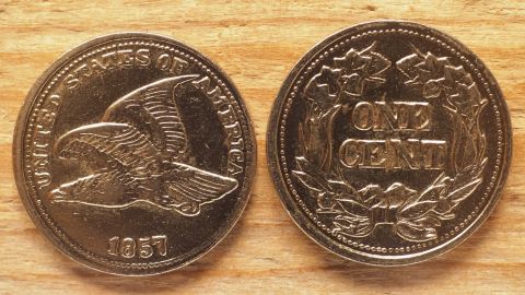 Moneda de centavo de águila voladora