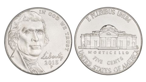 Monedas de 5 centavos de Jefferson