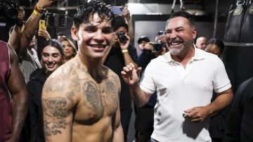 Óscar de la Hoya y Ryan García.