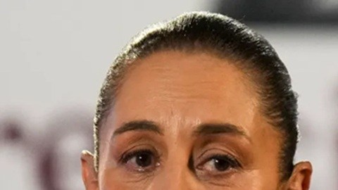 La presidenta de México, Claudia Sheinbaum, y el presidente Donald Trump.