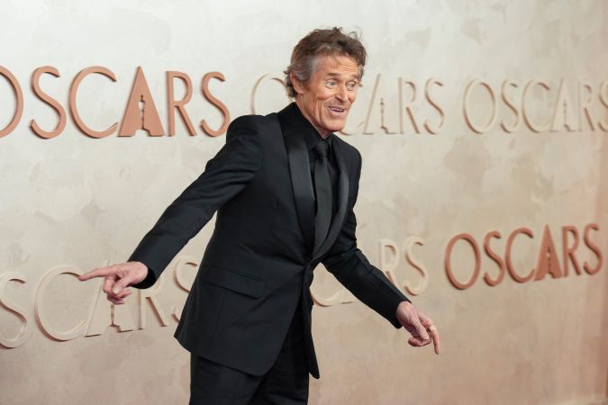 El actor Willem Dafoe en la ceremonia 2025 de los Oscar