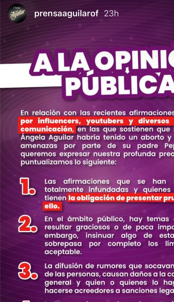 Familia Aguilar Ángela Aguilar embarazo