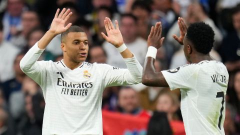 La dupla de Mbappé y Vinicius Jr. lidera el ataque del Real Madrid. Ambos serán titulares.