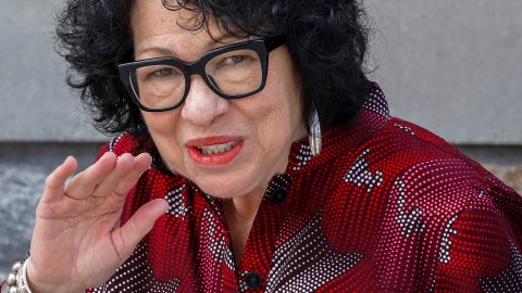La jueza de la Corte Suprema de Estados Unidos, Sonia Sotomayor.