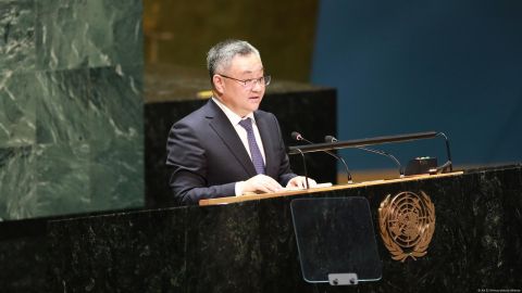 Fu Cong, embajador chino ante la ONU, en una reunión del Consejo de Seguridad.