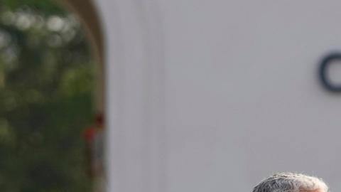 El administrador de la Autoridad del Canal de Panamá, Ricaurte Vásquez y el secretario de Defensa de Estados Unidos, Pete Hegseth.