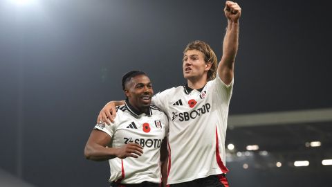 Adama Traoré en el Fulham de Inglaterra.