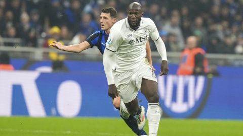 Lukaku actualmente es jugador del Napoli.