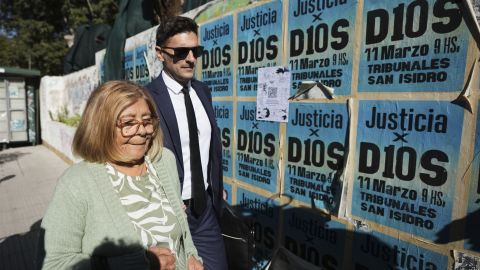 Rita Maradona, una de las hermanas que apuntó a las hijas del astro.