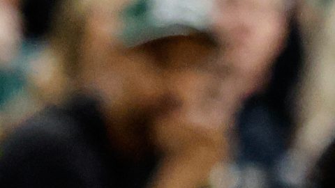 Milwaukee Bucks' Damian Lillard grimaces as he falls to the floor against the Indiana Pacers during the first half of Game 4 of a first-round NBA basketball playoff series Sunday, April 27, 2025, in Milwaukee. (AP Photo/Jeffrey Phelps)