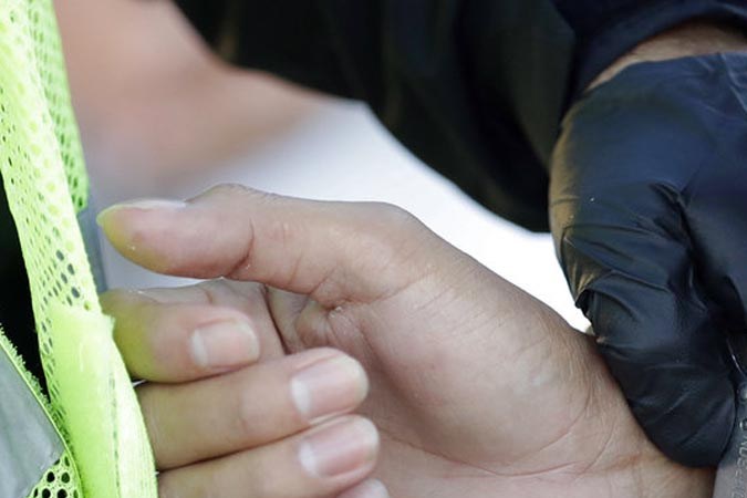 Arresto de la policía