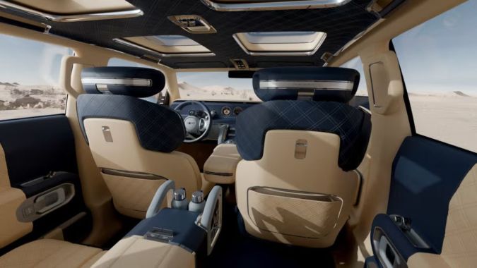 Así luce el interior del Genesis X Gran Equator