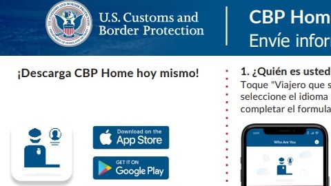 La aplicación CBP Home reemplazó CBP One.