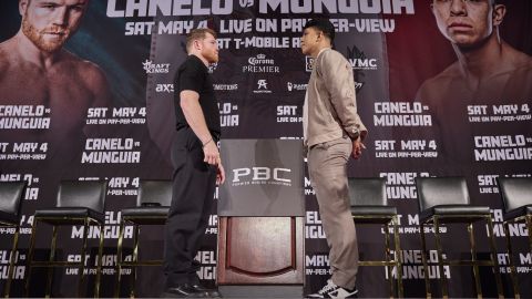 Canelo Álvarez y Jaime Munguía