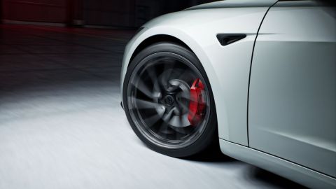 Detalles, de cerca, del Tesla Model 3