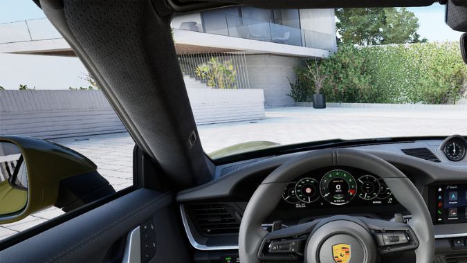 El lujoso interior del Porsche 911 Spirit 70