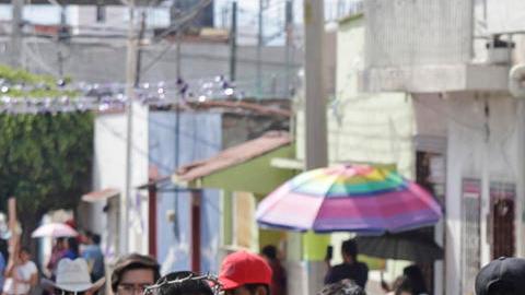 Engrillados en Atlixco, Puebla.