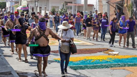 Engrillados en Atlixco, Puebla.