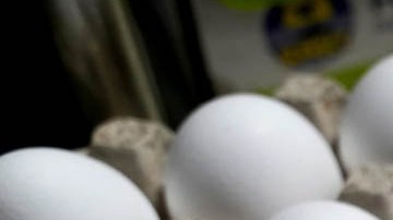 Huevos en el supermercado