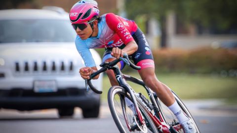 Diego Rangel, campeón junior de ciclismo de California.