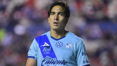 Daniel Aguilar, durante su época como jugador de Puebla.