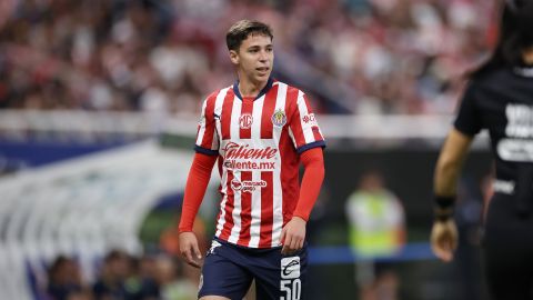 Zapopan, Jalisco, 2 de noviembre de 2024. , durante el partido correspondiente a la jornada 15 del torneo Apertura 2024 de la Liga BBVA MX, entre las Chivas Rayadas del Guadalajara y los Pumas de la UNAM, celebrado en el estadio Akron. Foto: Imago7/ Juan Carlos Cubeyro.