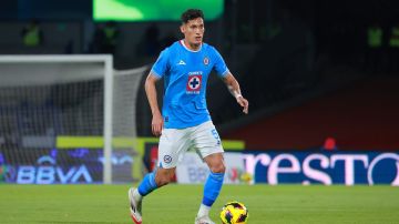 Ciudad de México, 23 de febrero de 2025. Jesús Orozco Chiquete, durante el partido correspondiente a la jornada 8 del torneo Clausura 2025 de la Liga BBVA MX, entre la Máquina Celeste del Cruz Azul y los Gallos Blancos del Querétaro, realizado en el estadio Olímpico Universitario. Foto: Imago7/ Manlio Contreras