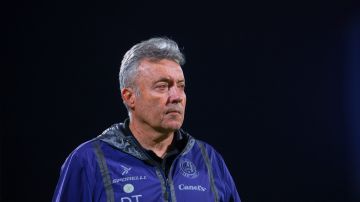 Ciudad de México, 15 de marzo de 2025. Domenec Torrent, Director Técnico, durante el partido correspondiente a la jornada 12 del torneo Clausura 2025 de la Liga BBVA MX, entre la Máquina Celeste del Cruz Azul y el Atlético San Luis, realizado en el estadio Olímpico Universitario. Foto: Imago7/ Manlio Contreras