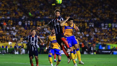 San Nicolás de los Garza, Nuevo León, 12 de abril de 2025. , durante el partido correspondiente a la jornada 15 del torneo Clausura 2025 de la Liga BBVA MX, entre los Tigres de la UANL y los Rayados del Monterrey, realizado en el estadio Universitario. Foto: Imago7/Richard Vogel