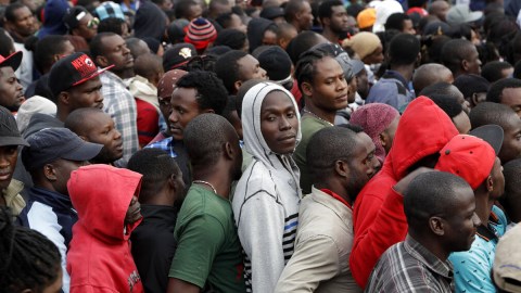 Inmigrantes haitianos