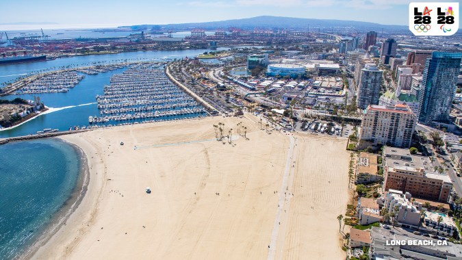 Alamitos Beach, en el área de Long Beach, será la sede del voleibol de playa de los Juegos Olímpicos de 2028 luego que los organizadores y la ciudad de Santa Mónica no llegaron a un acuerdo.