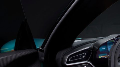 Parte del interior del Ferrari 296 Speciale