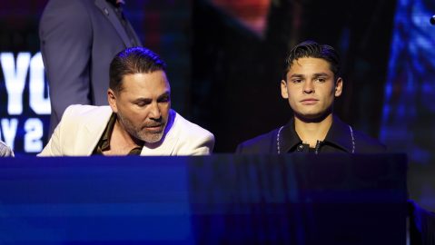 Ryan García y Óscar de la Hoya
