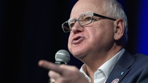 Tim Walz, actual gobernador de Minnesota