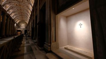 Las primeras imágenes de la tumba del papa Francisco en la Basílica de Santa María la Mayor