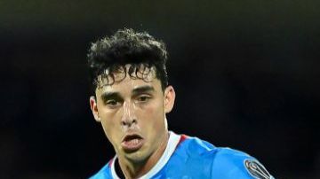 Ciudad de México, 11 de enero de 2025. Lorenzo Faravelli durante el partido correspondiente a la jornada 1 del torneo Clausura 2025 de la Liga BBVA MX, entre la Máquina Celeste del Cruz Azul y los Rojinegros del Atlas, realizado en el estadio Olímpico Universitario. Foto: Imago7/ Etzel Espinosa