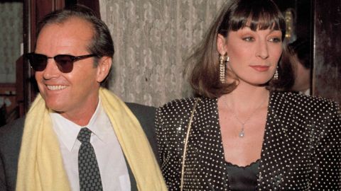 Jack Nicholson y novia
