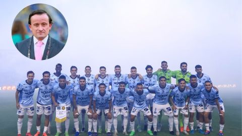 Tampico Madero, Tamaulipas, 17 de mayo de 2025. Foto de equipo de la Jaiba Brava, durante el partido correspondiente a la ida de la Gran Final del torneo Clausura 2025 de la Liga BBVA Expansión MX, entre la Jaiba Brava del Tampico Madero y los Leones Negros de la UDG, realizado en el estadio Tamaulipas. Foto: Imago7/Richard Vogel