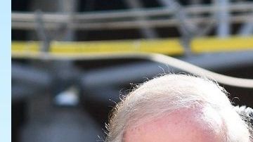 León, Guanajuato, 24 de septiembre de 2018. Jesus Martinez presidente del Pachuca y Jose Ramon Fernandez, durante la presentación del nuevo estadio León, celebrado en el Centro de Ciencias Exprora. Foto: Imago7/Sebastian Laureano Miranda
