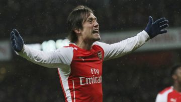 Tomas Rosicky jugó más de 200 partidos con el Arsenal.