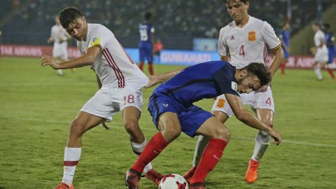Cesar Gelabert también jugó en las inferiores de la selección de España.