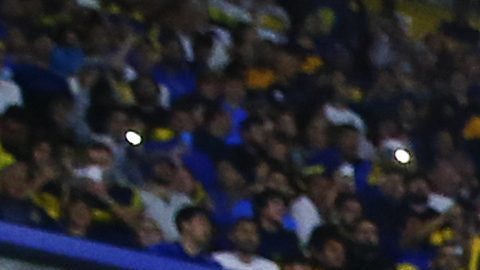 Miguel Angel Russo, head coach of Argentina's Boca Juniors, enters the field before a Copa Libertadores soccer match against Colombia's Independiente Medellin at La Bombonera stadium in Buenos Aires, Argentina, Tuesday, March 10, 2020. (AP Photo/Marcos Brindicci)